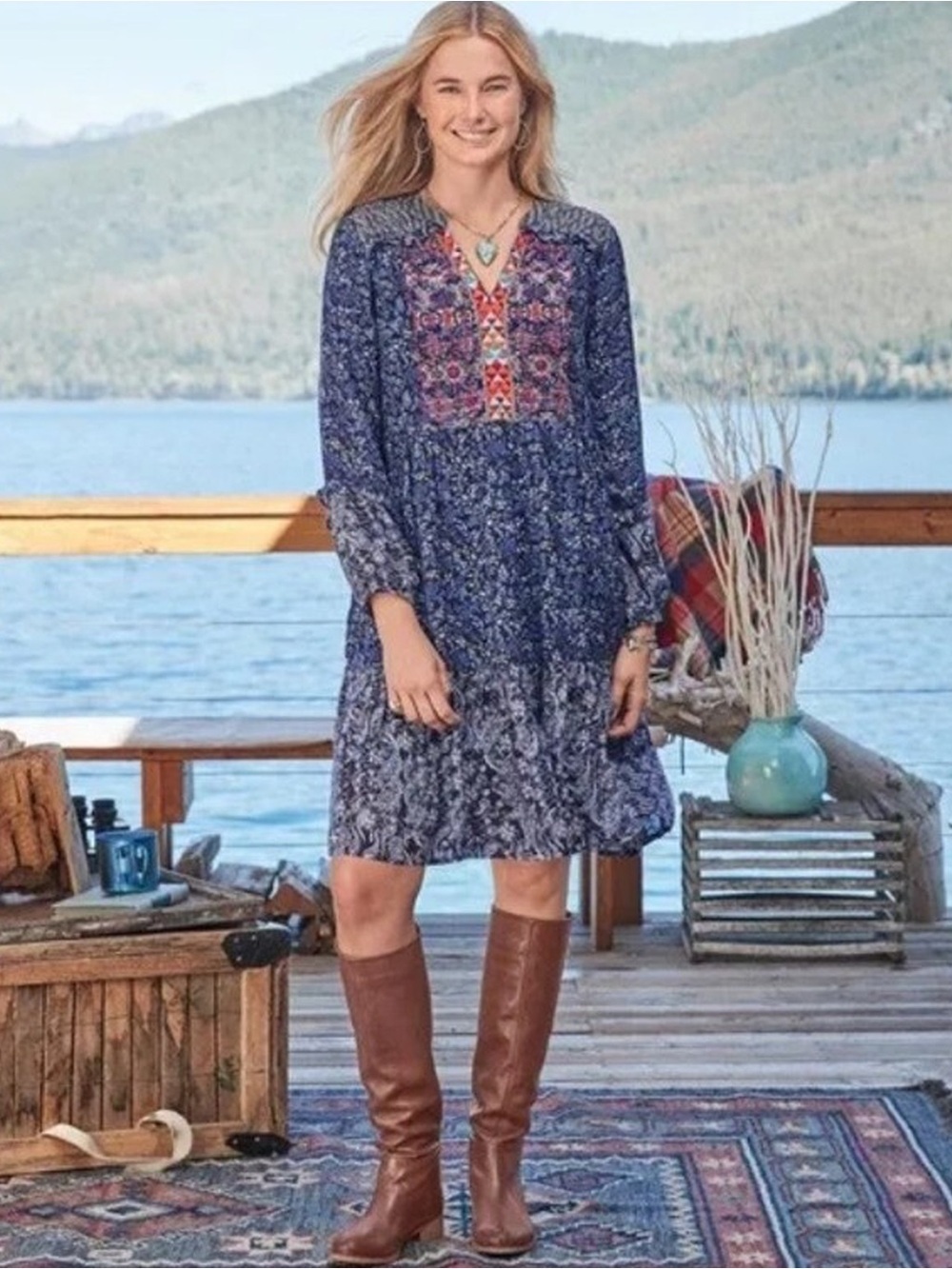 Sundance - Talulah Embroidered Bohemian Dress